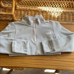 The North Face fleece quarter zip
